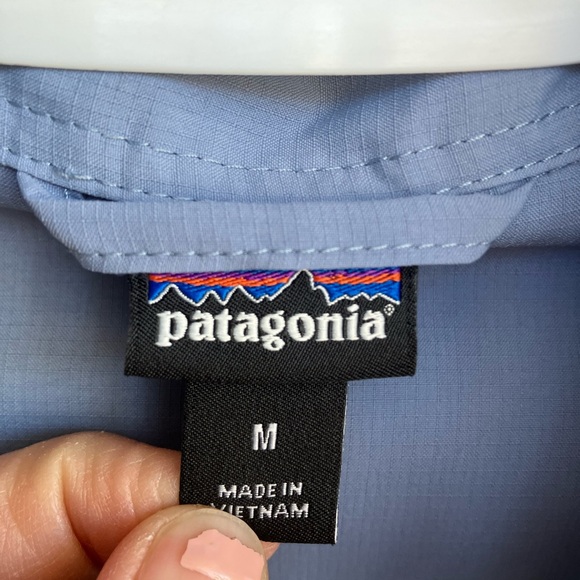 Patagonia long sleeve button down shirt blue medium - Picture 3 of 7